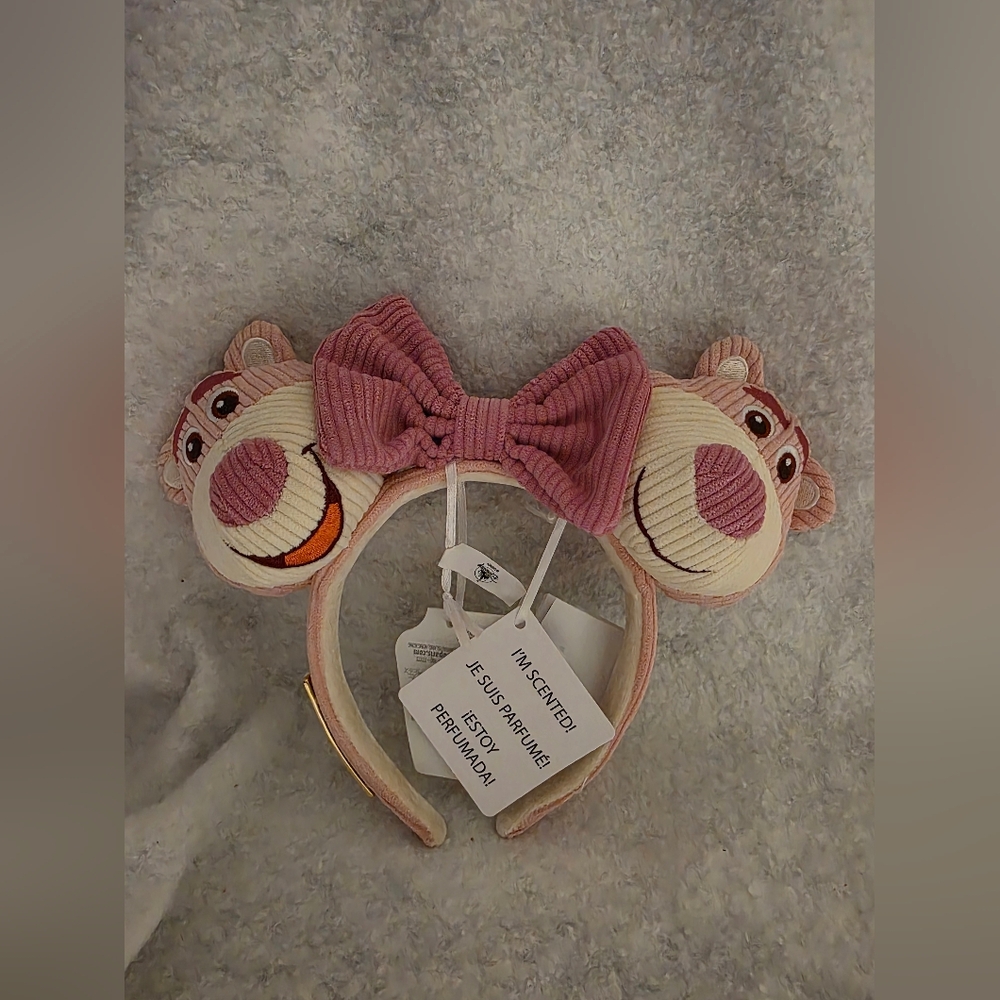 Disney Parks Loungefly Lotso Headband Smells Sweet Like Strawberries